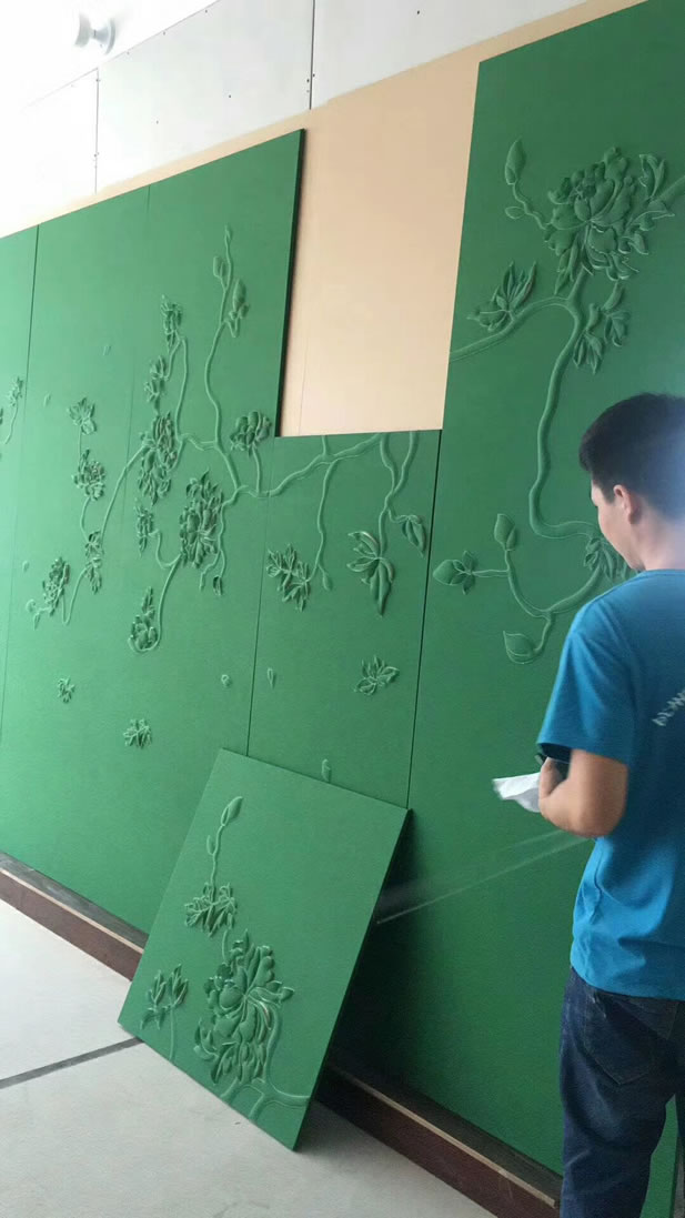 5鸟语花香浮雕软装软包背景墙硬包皮革沙发布乐启飞.jpg