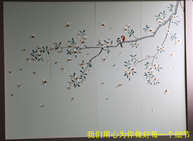 2束素亭亭定制刺绣硬包软装软包皮革沙发布喷绘手绘浮雕矩形背景墙.jpg